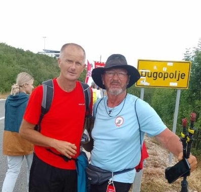 Vinko Krsnik i Ivan Šedevi na Marijanskom zavjetu za Domovinu