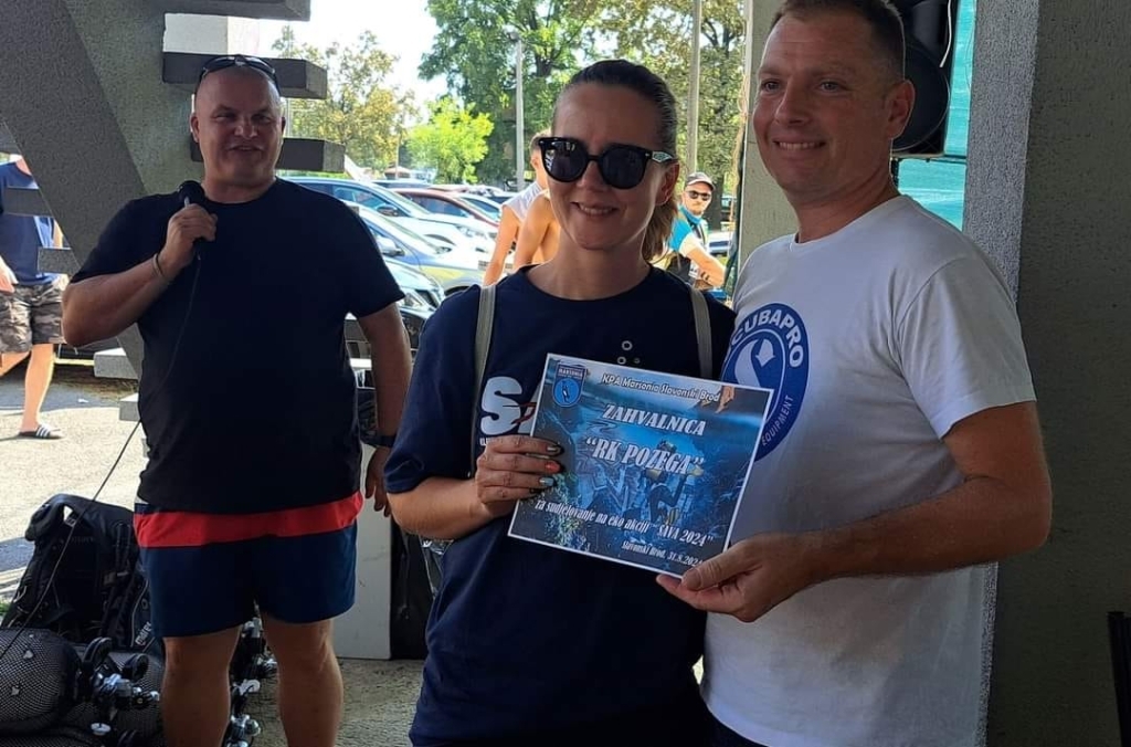 Požeški ronioci sudjelovali u Eko akciji u Slavonskom Brodu