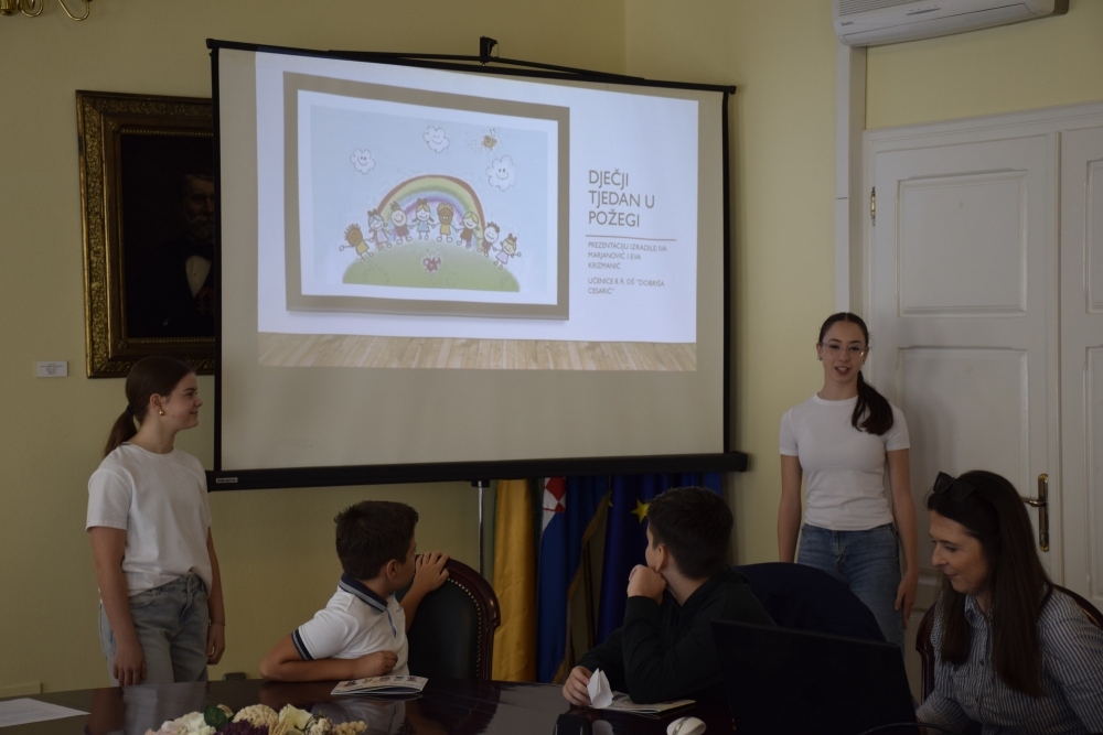 Požega: Održana 3. sjednica Dječjeg gradskog vijeća