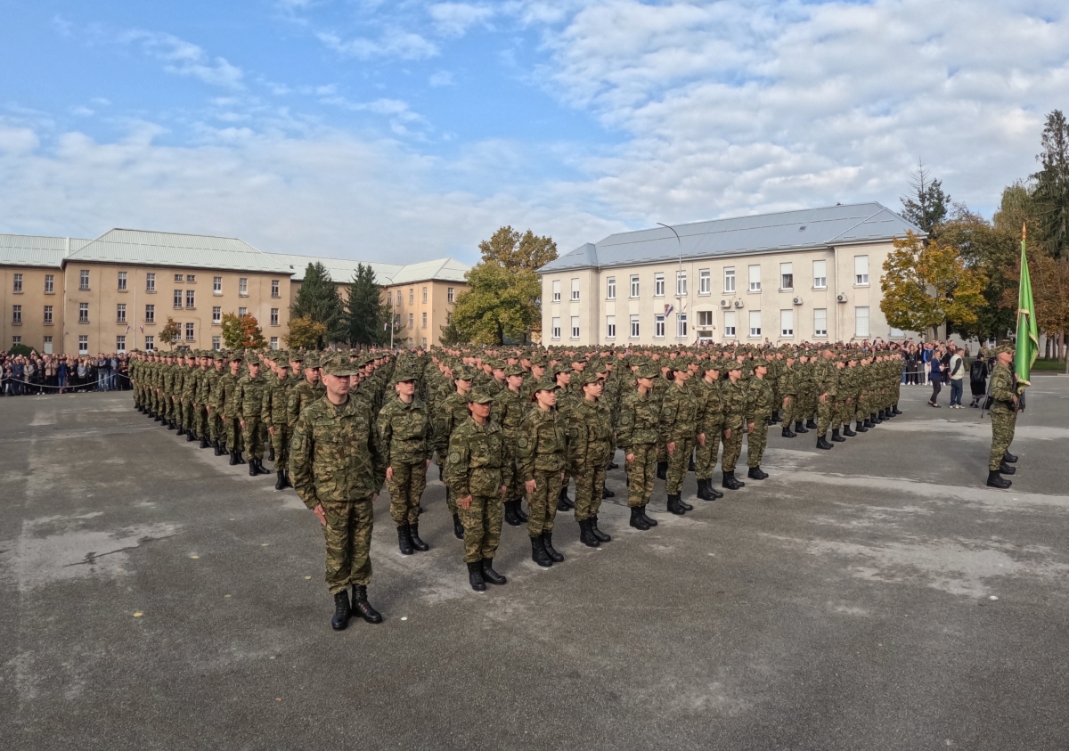 FOTO: Prisega novih ročnica i ročnika u požeškoj vojarni