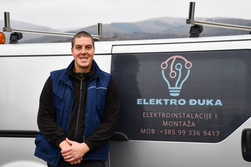 Obrt Elektro Đuka: Josip Đurak (28) kao primjer kako se uspjeh gradi radom i upornošću!