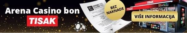 Kupi Arena Casino bon na Tisku i zaigraj online casino igre!