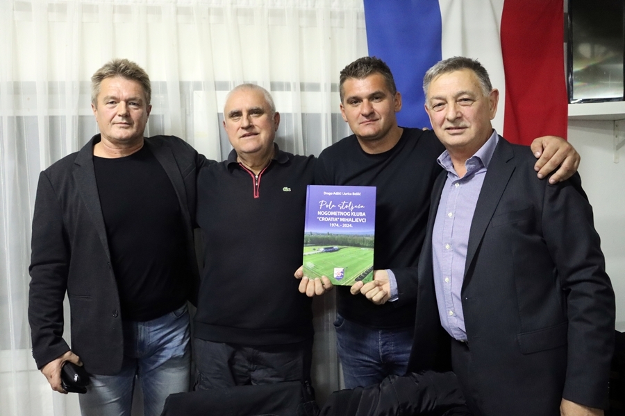 NK ’CROATIA’ MIHALJEVCI: Predstavljena knjiga “Pola stoljeća Nogometnog kluba Croatia Mihaljevci”