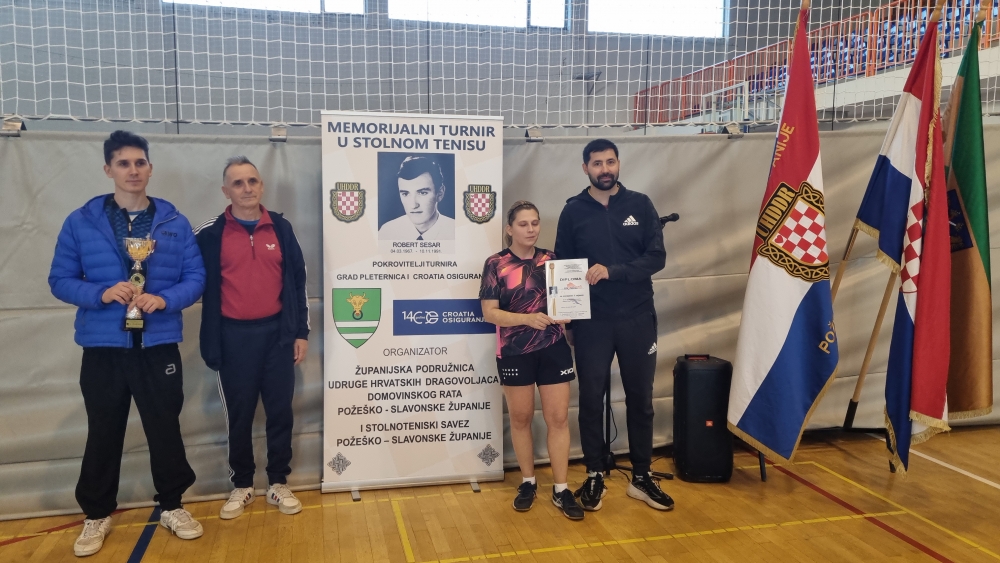 PLETERNICA: Održan 32. Memorijalni stolnoteniski turnir ’Robert Sesar’