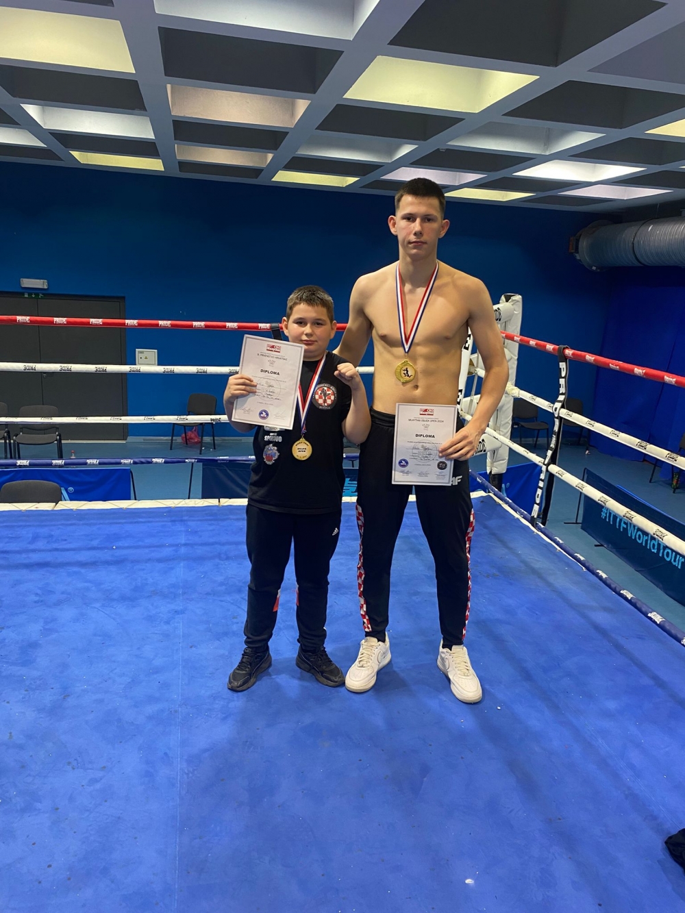 Borci nastupili na Muay Thai Open, Ivano, Tomo i Leon zlatni, a Roberto Prvak Hrvatske!