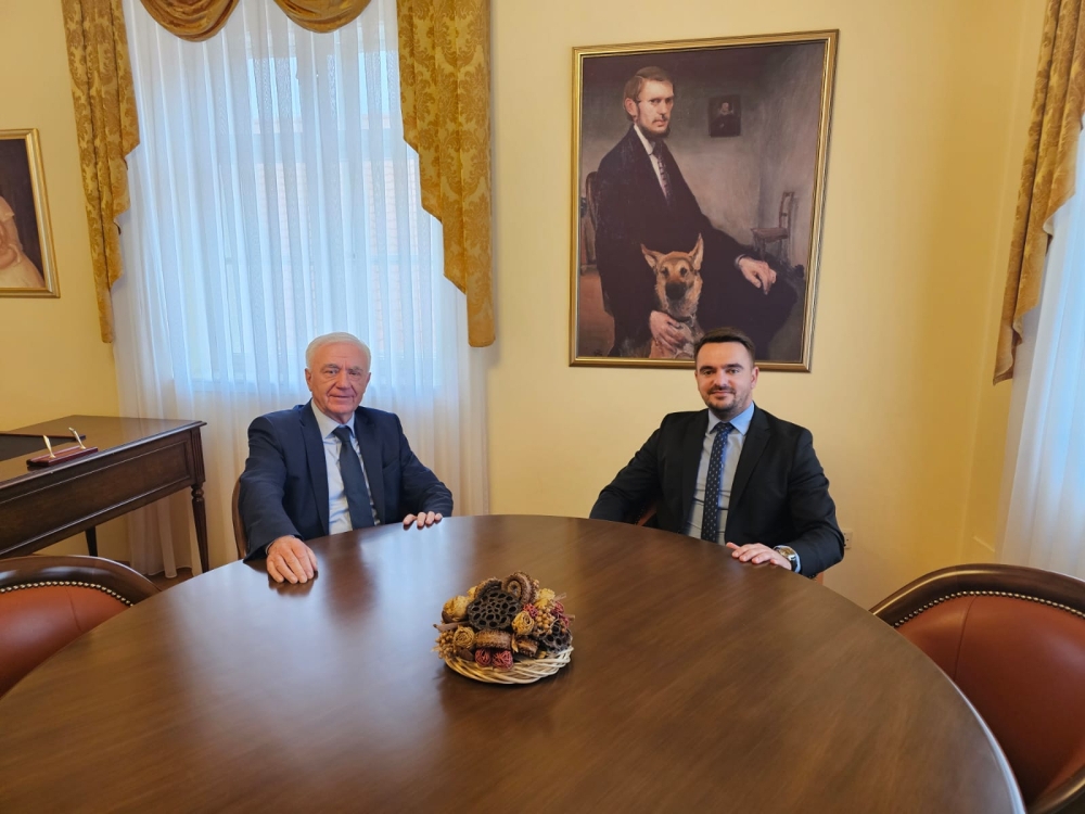 Susret gradonačelnika Glavića s potpredsjednikom Republike Srpske Pranjićem 