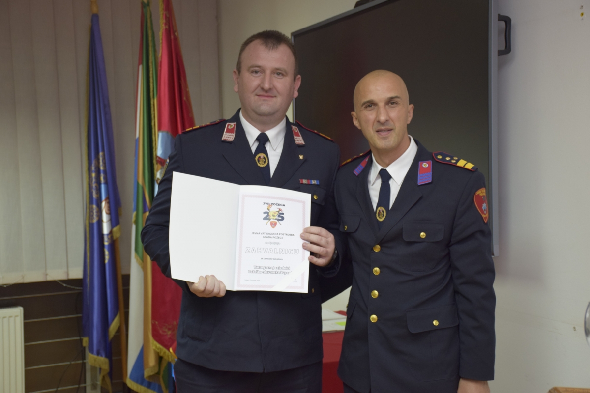 Svečanom sjednicom obilježeno 25. godina JVP-a Grada Požege