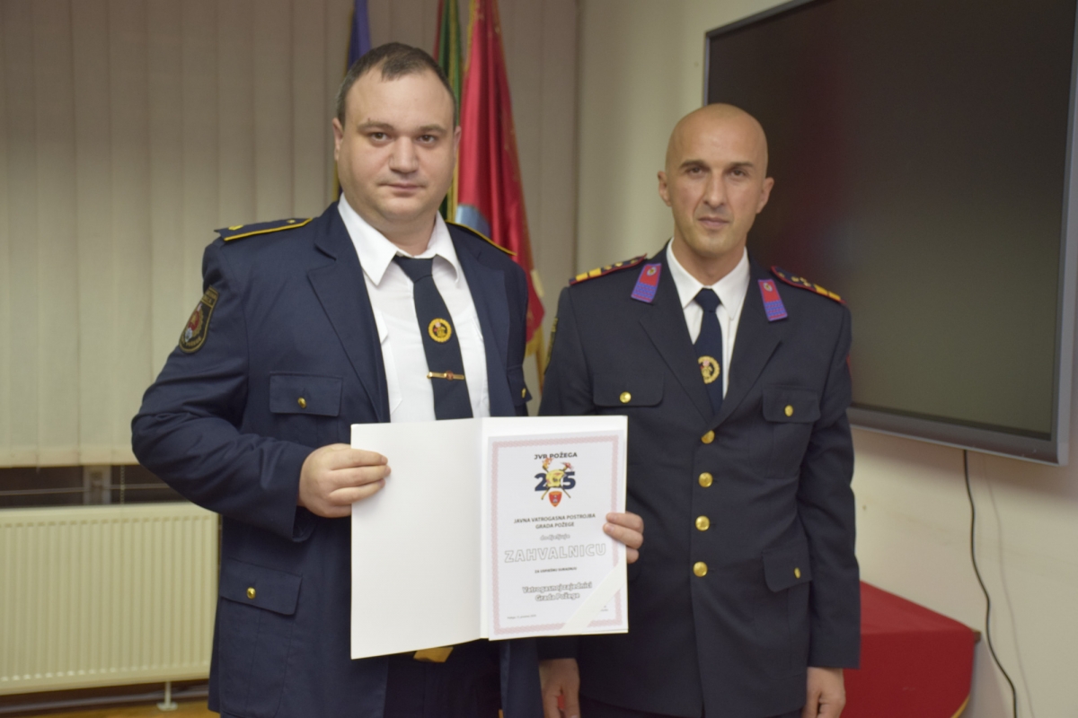 Svečanom sjednicom obilježeno 25. godina JVP-a Grada Požege