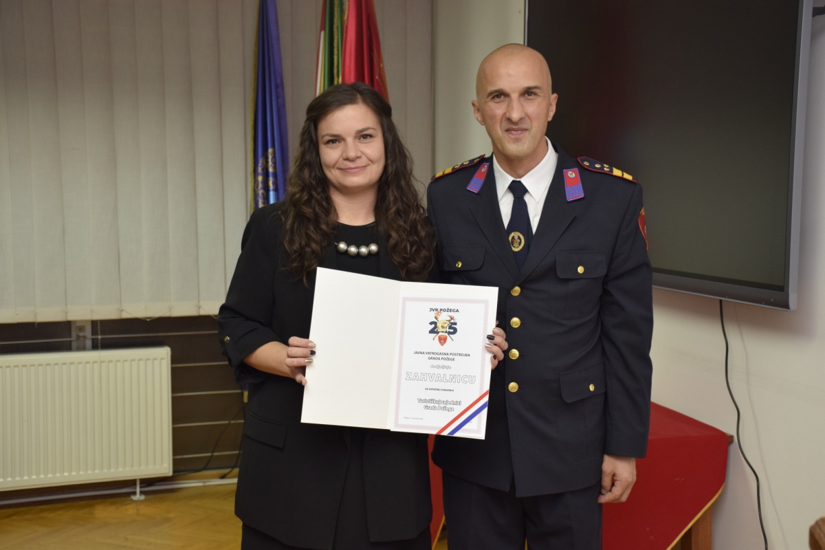 Svečanom sjednicom obilježeno 25. godina JVP-a Grada Požege