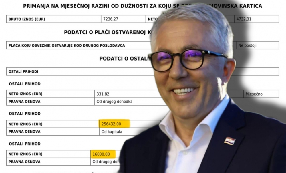Jedan od najbogatijih saborskih zastupnika, HDZ-ov Pero Ćosić iz Slavonskog Broda, kuka jer mora platiti porez na nekretnine