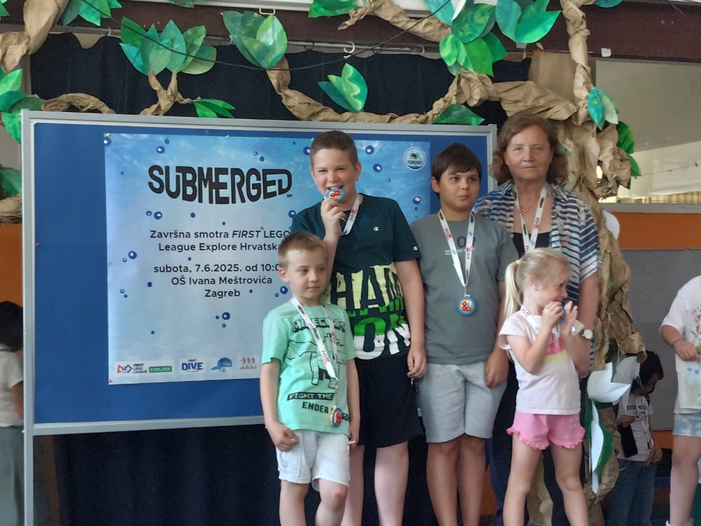 Udruga informatičara Požeško – slavonske županije uspješno nastupila na First Lego League Explore natjecanju