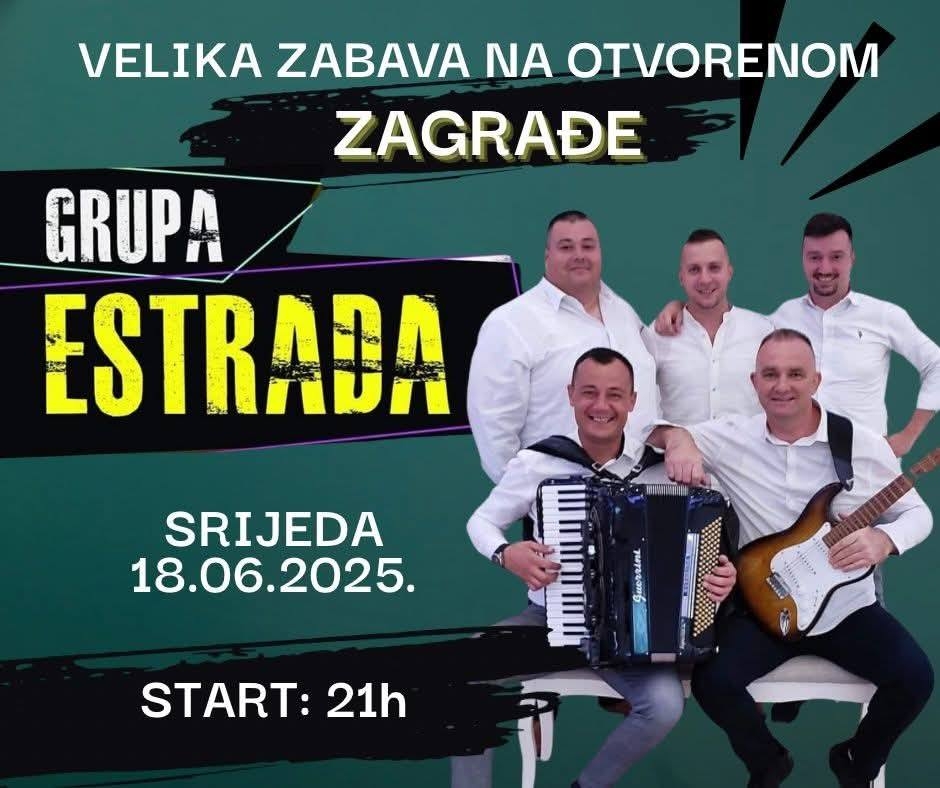Zagrađe u lipnju postaje epicentar zabave i sporta: Stižu Grupa Estrada i malonogometni turnir