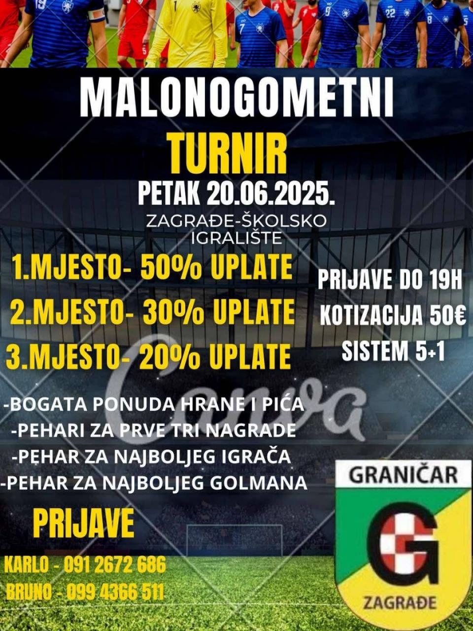 Zagrađe u lipnju postaje epicentar zabave i sporta: Stižu Grupa Estrada i malonogometni turnir