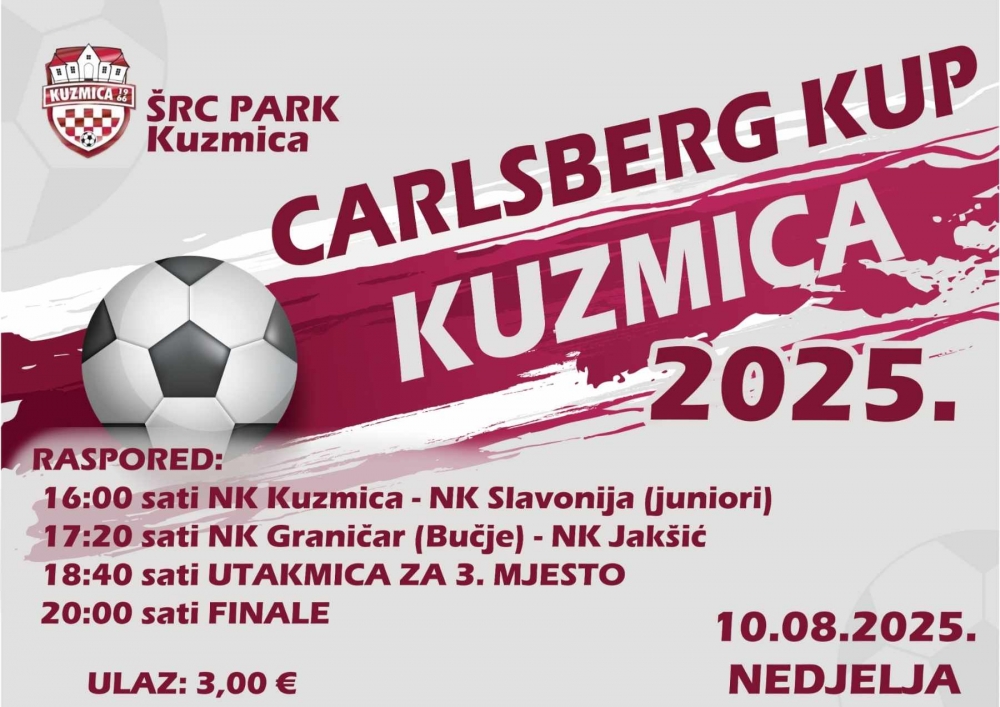 Carlsberg kup danas u Kuzmici, NK »Jakšić« brani naslov