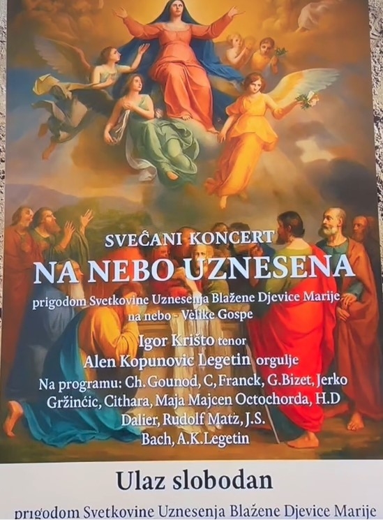 Ronko:’Svetkovina Uznesenja  Blažene Djevice Marije’