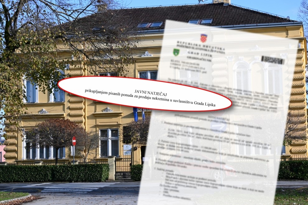 Prodaja nekretnina u suvlasništvu Grada Lipika