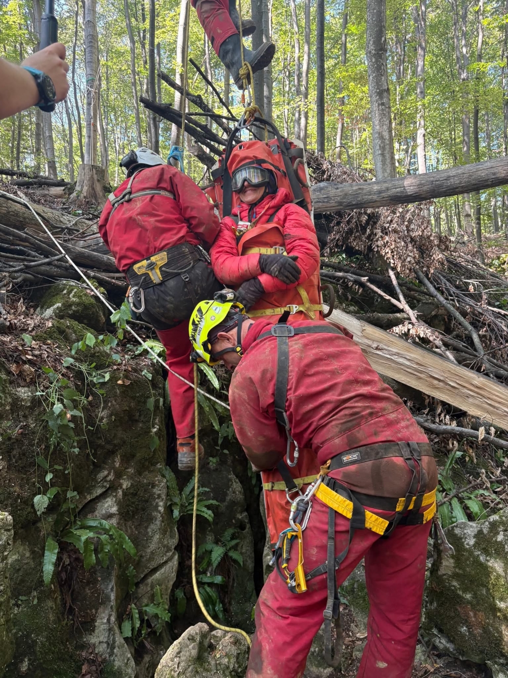 Speleo vježba HGSS Stanice Požega na Papuku