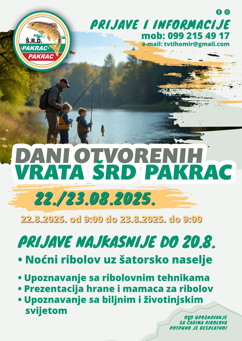 ŠRD PAKRAC Ribiči organizirali Dan otvorenih vrata