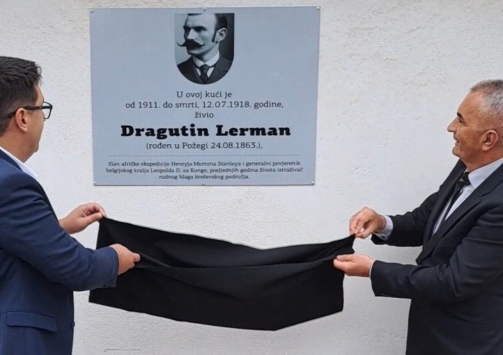 Znamenitom Požežaninu Dragutinu Lermanu postavljena spomen ploča u Kreševu