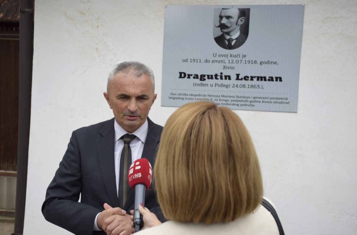 Znamenitom Požežaninu Dragutinu Lermanu postavljena spomen ploča u Kreševu