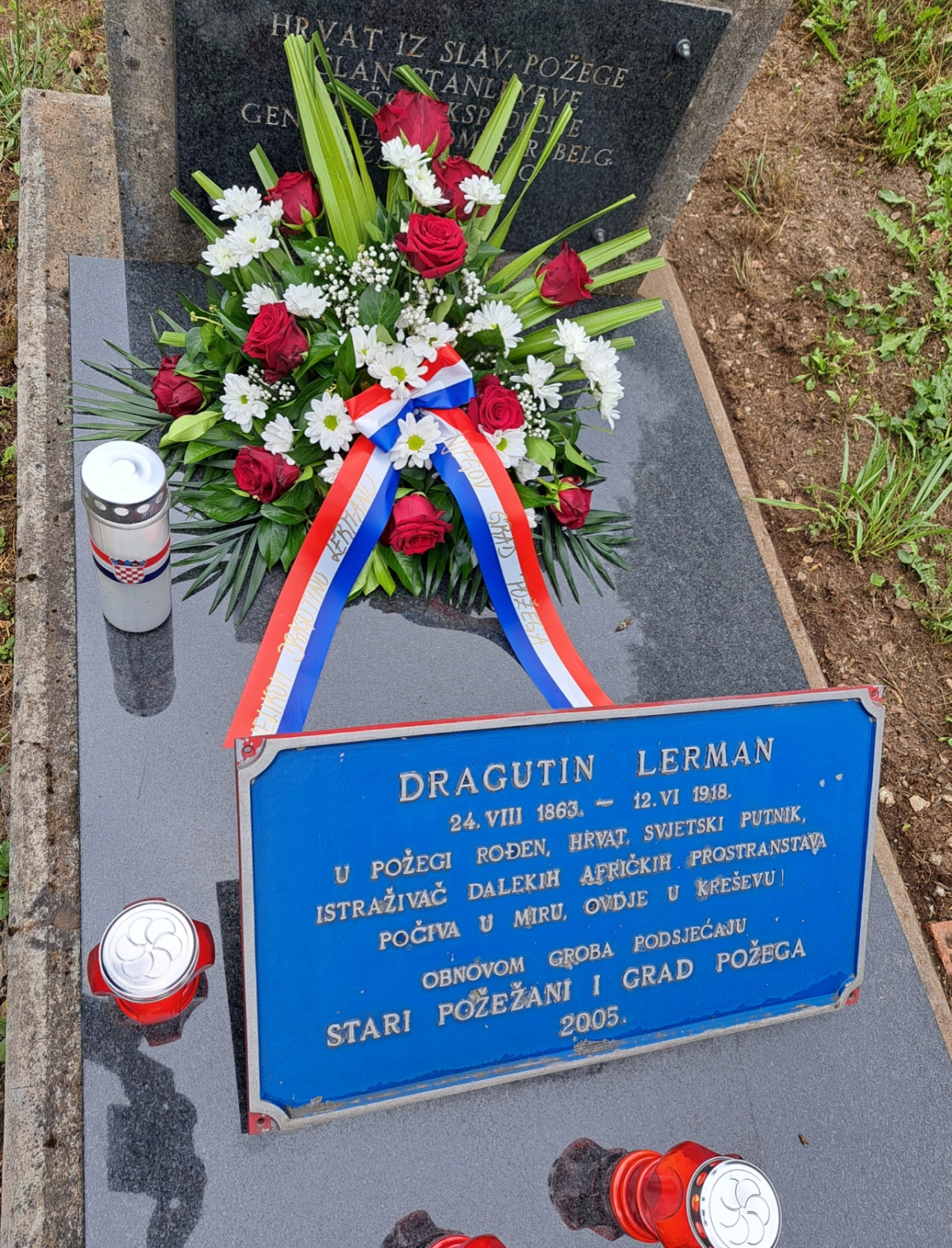 Znamenitom Požežaninu Dragutinu Lermanu postavljena spomen ploča u Kreševu