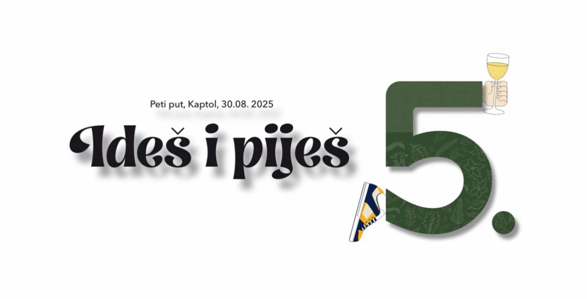 Peto izdanje manifestacije ’Ideš i piješ’ rasprodano: preko 500 sudionika stiže iz svijeta, a večernji koncert otvoren za sve uz Grupu Vigor