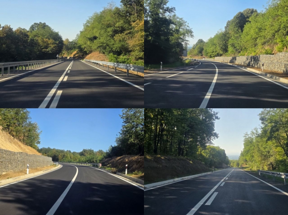 Pogledajte posljednje kadrove ceste Baćindol – Rešetari prije puštanja u promet