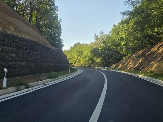 Pogledajte posljednje kadrove ceste Baćindol – Rešetari prije puštanja u promet