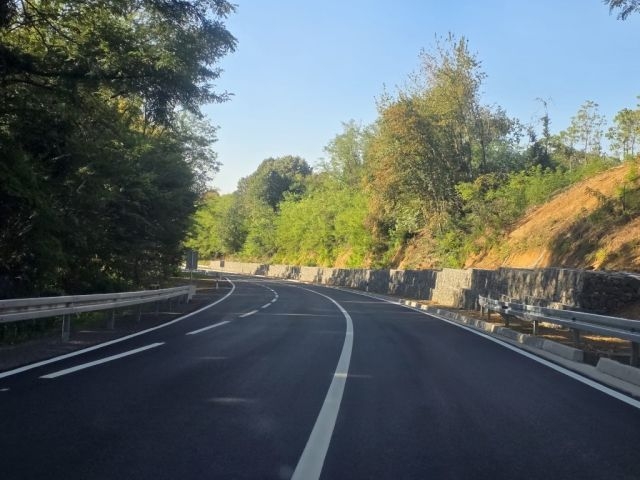 Pogledajte posljednje kadrove ceste Baćindol – Rešetari prije puštanja u promet