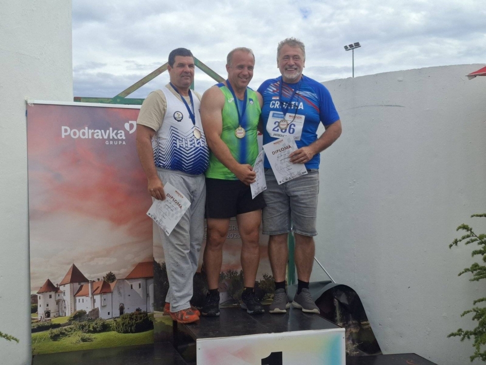 Franjo Čamak i Damir Jakobović osvojili medalje na atletskom veteranskom prvenstvu Balkana