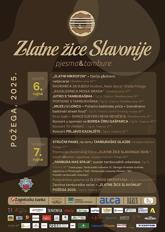 Danas je prvi dan festivala Zlatne žice Slavonije: Evo što nas očekuje u Požegi!