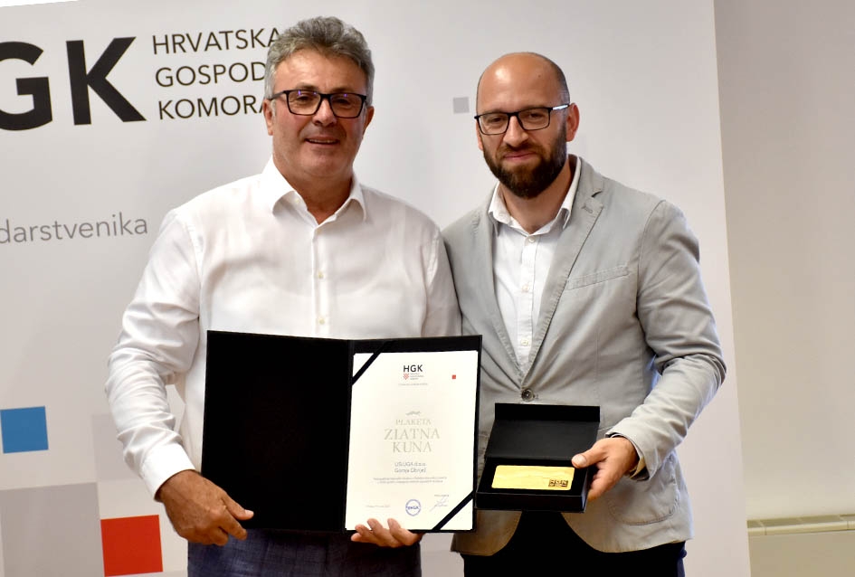 Zlatne kune dobile tvrtke Lipik glas, Usluga i Legac partner