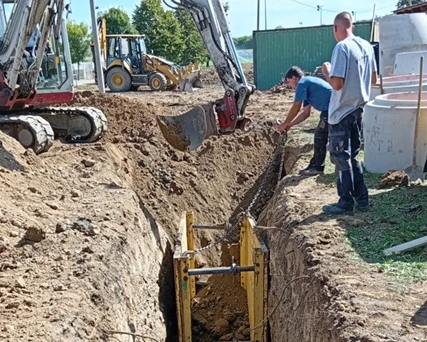 Izgrađuje se kanalizacijska mreža u dijelu Orljavske ulice u naselju Vidovci