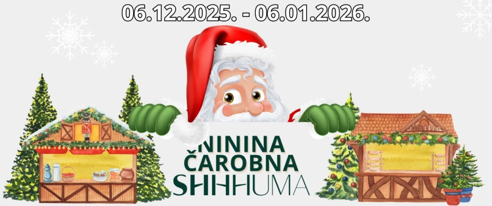Advent Ninina Čarobna Shhhuma – produžen rok za prijave za zakup kućica do 17. listopada 2025.!
