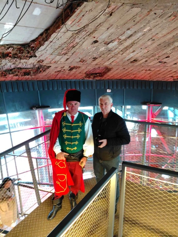 Postrojba Trenkovi panduri u posjetu Vukovaru