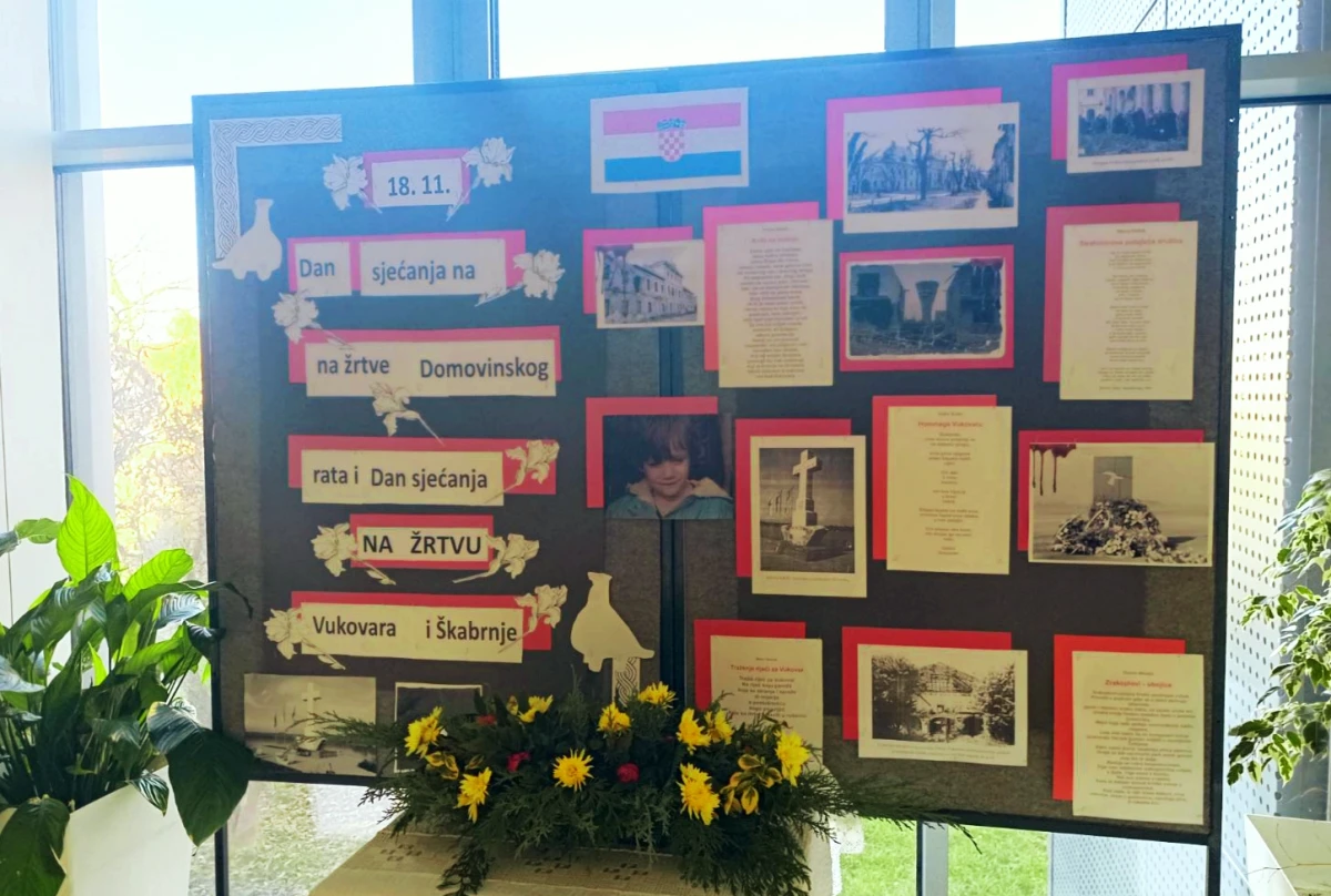 U tišini sjećanja: Poljoprivredno-prehrambena škola odala počast Vukovaru i Škabrnji