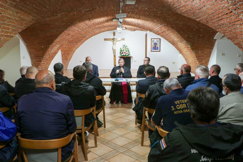 Biskup Ivo primio predstavnike braniteljskih udruga