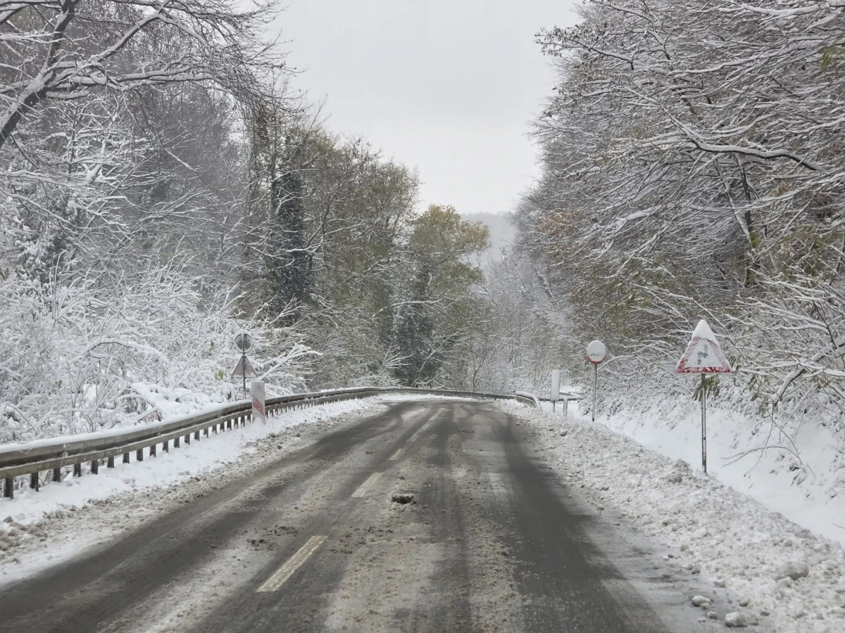 (FOTO) Prometovanje otežano preko Krndije: Zimska služba na terenu, vozačima upućen apel za oprez