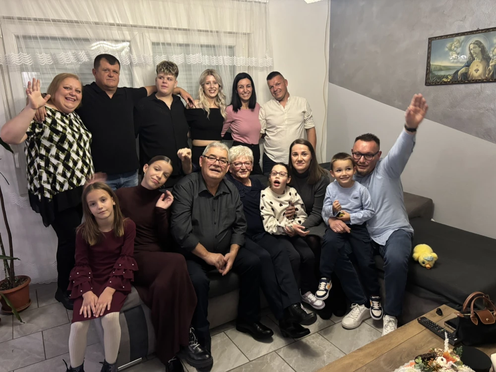 Sinovi Istrijani požurili roditeljima Blašković na proslavu jubileja braka