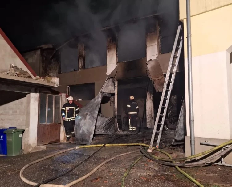 Požar u Kutjevu izazvao neispravan akumulator: Šteta procijenjena na 20 tisuća eura