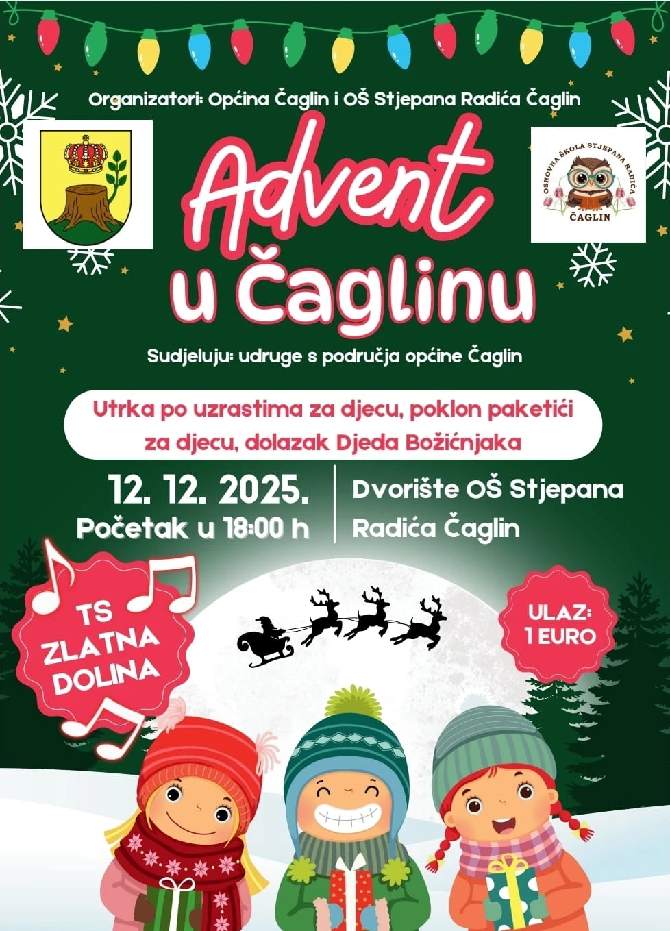 Čaglin priprema najtopliji Advent do sada: glazba, darovi i druženje za sve
