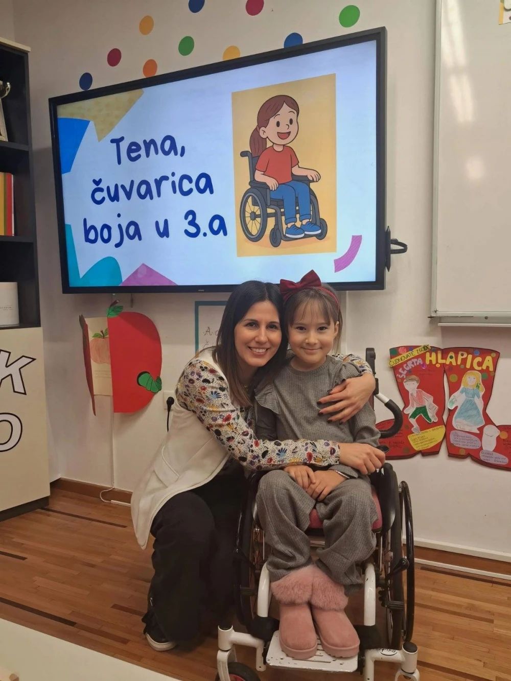 Učiteljica Martina Čerti i njezin 3.a posvetili Dan osoba s invaliditetom djevojčici koja ih spaja – Teni Šimčik
