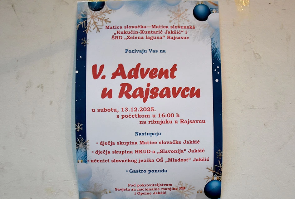 Peti ’Advent u Rajsavcu”: Druženje uz Djeda Mraza i slovačku tradiciju
