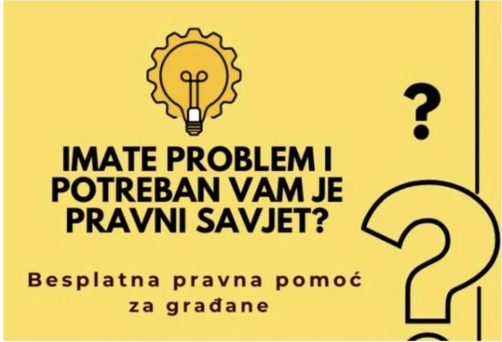 ZATRAŽITE BESPLATNU PRAVNU POMOĆ; Petak, 19.12.2025. Pleternica 