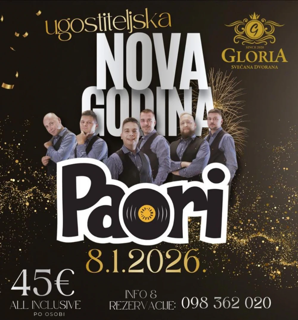 Požeška Gloria domaćin Ugostiteljske Nove godine - rezervirajte svoje mjesto...