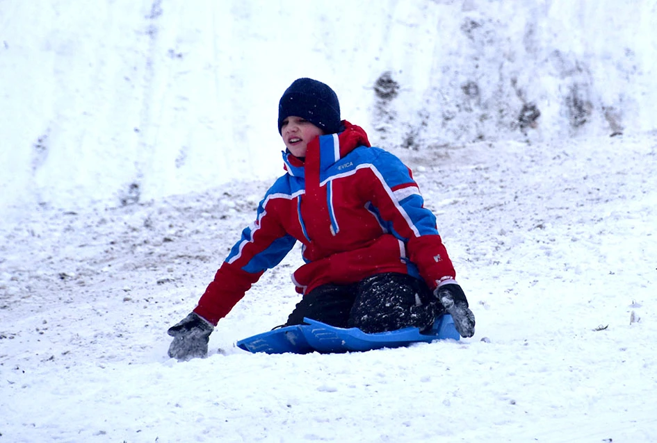 Zimske radosti na Tekiji: Padine Požeške gore preplavili sanjkaši svih uzrasta