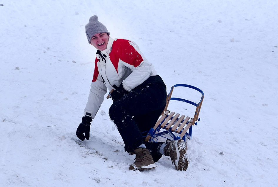 Zimske radosti na Tekiji: Padine Požeške gore preplavili sanjkaši svih uzrasta
