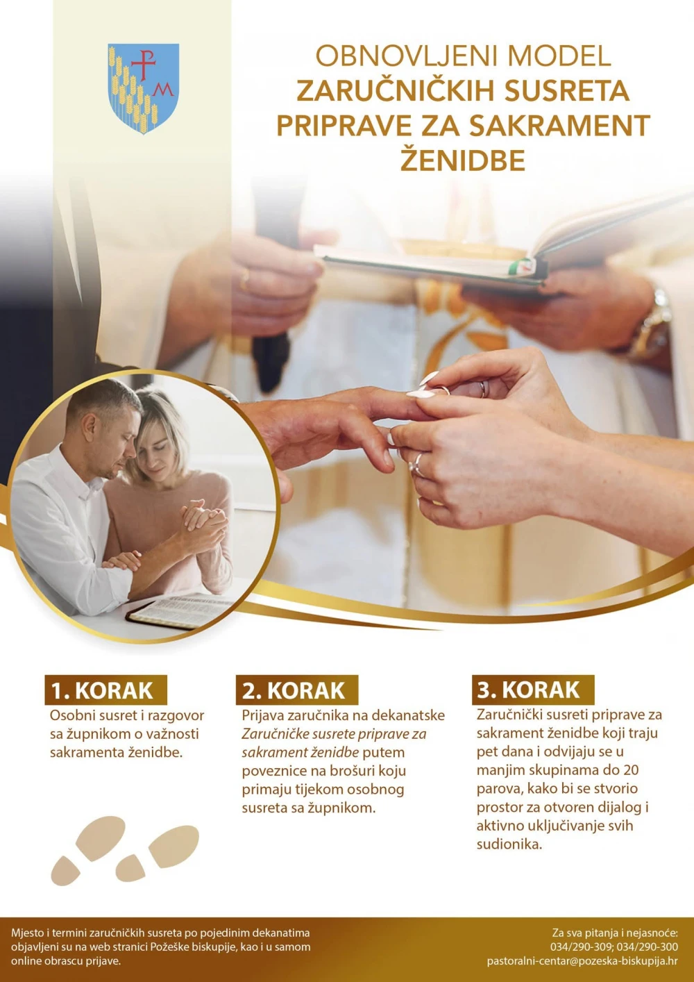 BUDUĆIM MLADENCIMA NA ZNANJE: Obnovljeni model zaručničkih susreta – priprava za sakrament ženidbe