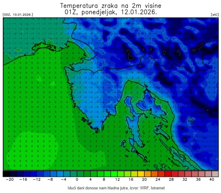 Još dva zimska dana, a zatim slijedi dugotrajniji odmor od zimskih uzbuđenja uz oblake i južinu