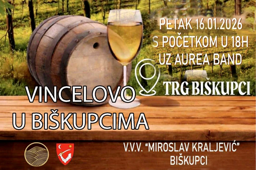 Biškupci spremni za 6. ’Vincelovo’: Očekuje se rekordan broj posjetitelja uz vrhunsku gastro ponudu i Aurea bend